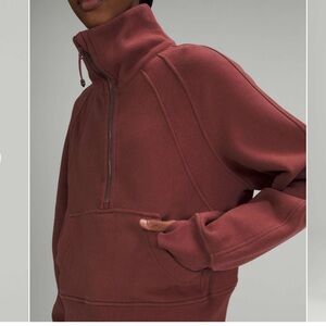 Lululemon Scuba Oversized Funnel Neck Half Zip